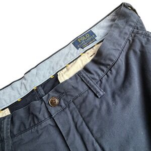 Polo Ralph Lauren Mens Stretch Classic Fit Chino Shorts Navy Blue 38 40